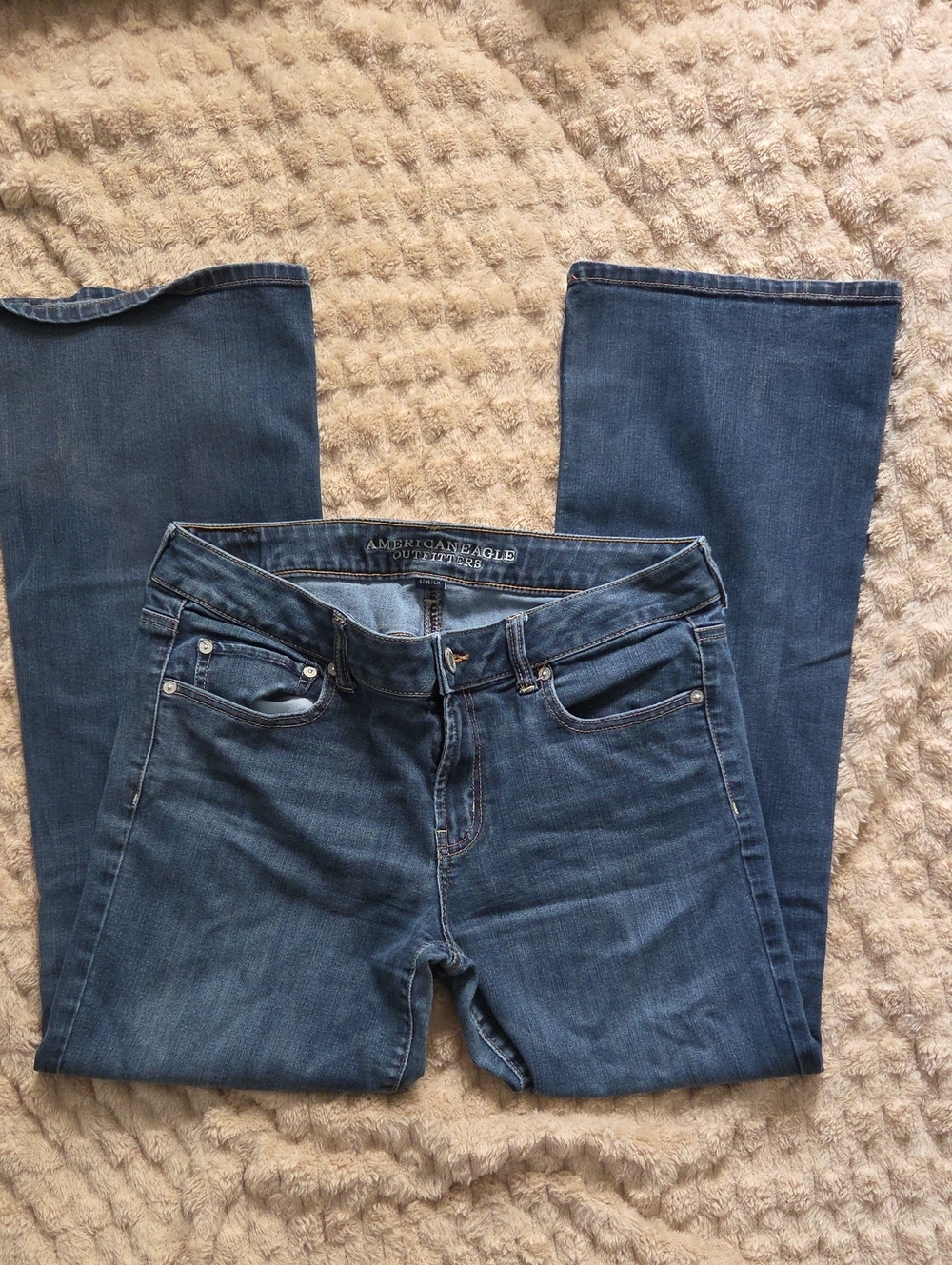 American Eagle Outfitters Women's Medium Blue Bootcut Jeans